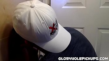  Sucking a good hairy cock at the gloryhole