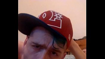  He sucks it and records it all with the webcam