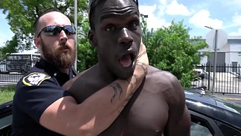  The cops make him see reason by pounding his ass with cocks