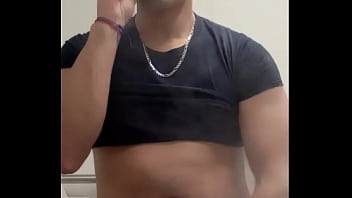 Making big clouds and showing off new haircut and shave in cvs bathroom