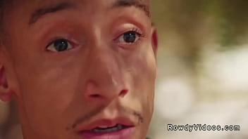 Gay cowboy anal fucks muscle black man at the conversion camp