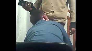  Blowing an 18 yo str8 construction worker