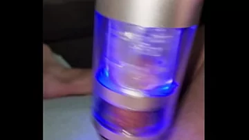Ebony Stud Edges with Oil and Big Dick on the Couch