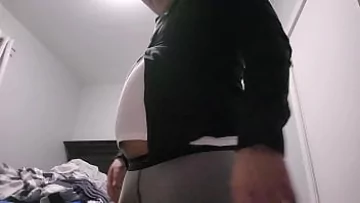 Shocked Gainer Fatty Can’t Button His Shirt After Intense Gay Fuck
