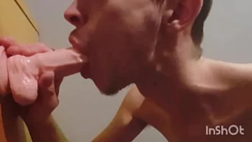 Teen Twink Joe Goes Deep with a Big Dildo