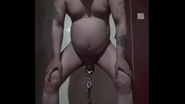  Bisexual Gay Mark Wright’s Heavy Ball Weight Swing with Anal Hook