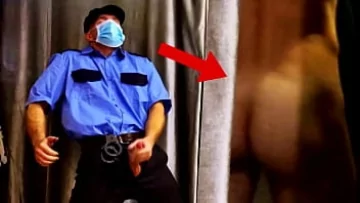 Randy SECURITY GUARD Gets Caught Jerking Off to a SHOPLIFTER on CAM