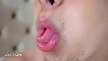  Wet and Juicy Gay Latino Tongue Fetish