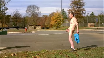  Naughty Daddy’s Public Masturbation Outdoor Exposure