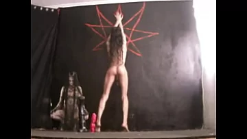  Nasty Whore Craves Big Dildo Anal Action