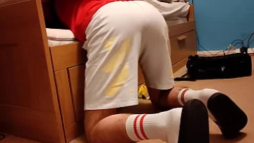 Sock-Loving Gay Guy Devoured on Mattress