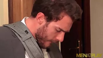 Sexy Bearded Stud Philip Zyos Barebacks Massimo Piano’s Tight Euro Ass