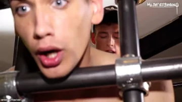 Czech Twink Slave gets Filled with Monster Cock in Bondage Bareback Fantasy