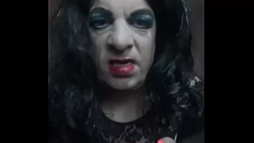 Trans Crossdresser Mark Wright’s Cum-Filled Self-Handjob Experience