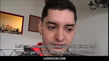 Hot Latino Twink Gets Paid in Cash for Bareback POV Fuck