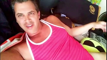 Seducing Cory Bernstein: A Hidden Camera Peep at His Big Cock and Ass in a Leaked Gay Sextape
