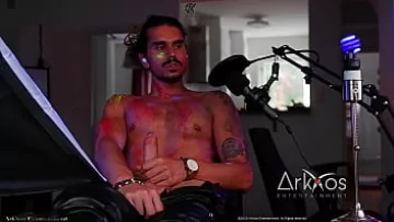 Muscular Gay Cam Model in Solo Masturbation Compilation