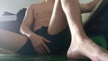  Indian Gay Bro’s Foot Fetish While Watching TV