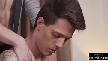 Oiled Euro Twink in Slow-Mo Cumshot Orgy