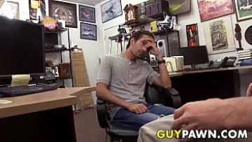 Hung Pawnbroker’s Filthy Gay Office Encounter