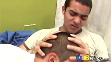  Latino Twink Goes Wild with Huge Dildo and Intense BJ