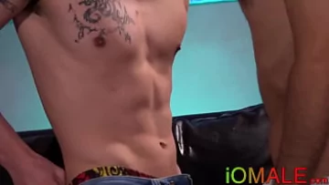  Bareback Latin Twink with Tattoos Rides Big Cock to Orgasmic Bliss