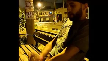  Caught Wanking in Public: Latin Amateur’s Big Uncut Cock and Explosive Cumshot